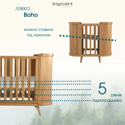 Boho-Verwandlungsbett mit glattem Bezug und beweglicher Wand